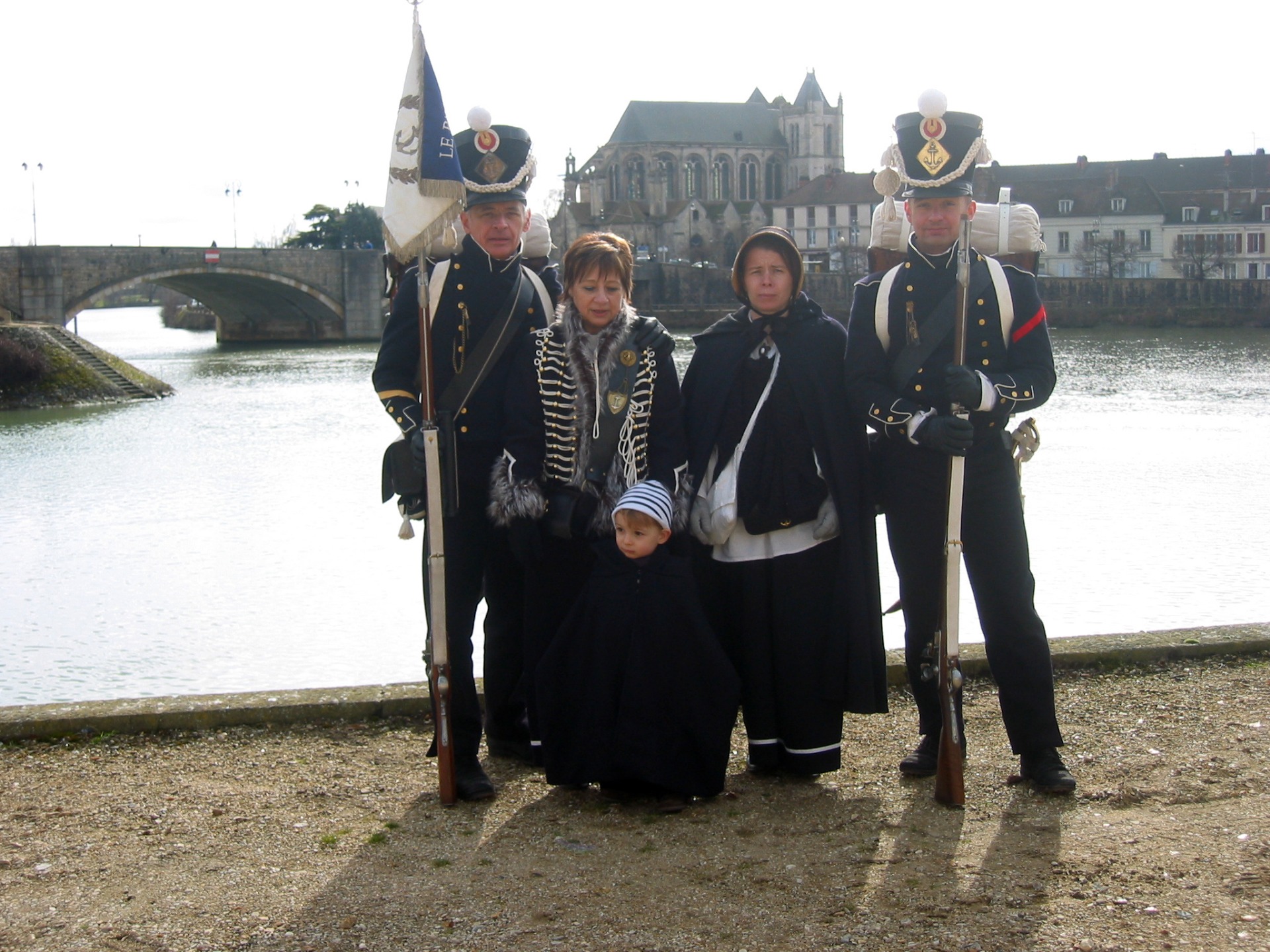 MONTEREAU par un froid glacial .