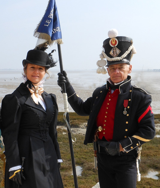 FOURAS en compagnie de l'Impératrice .