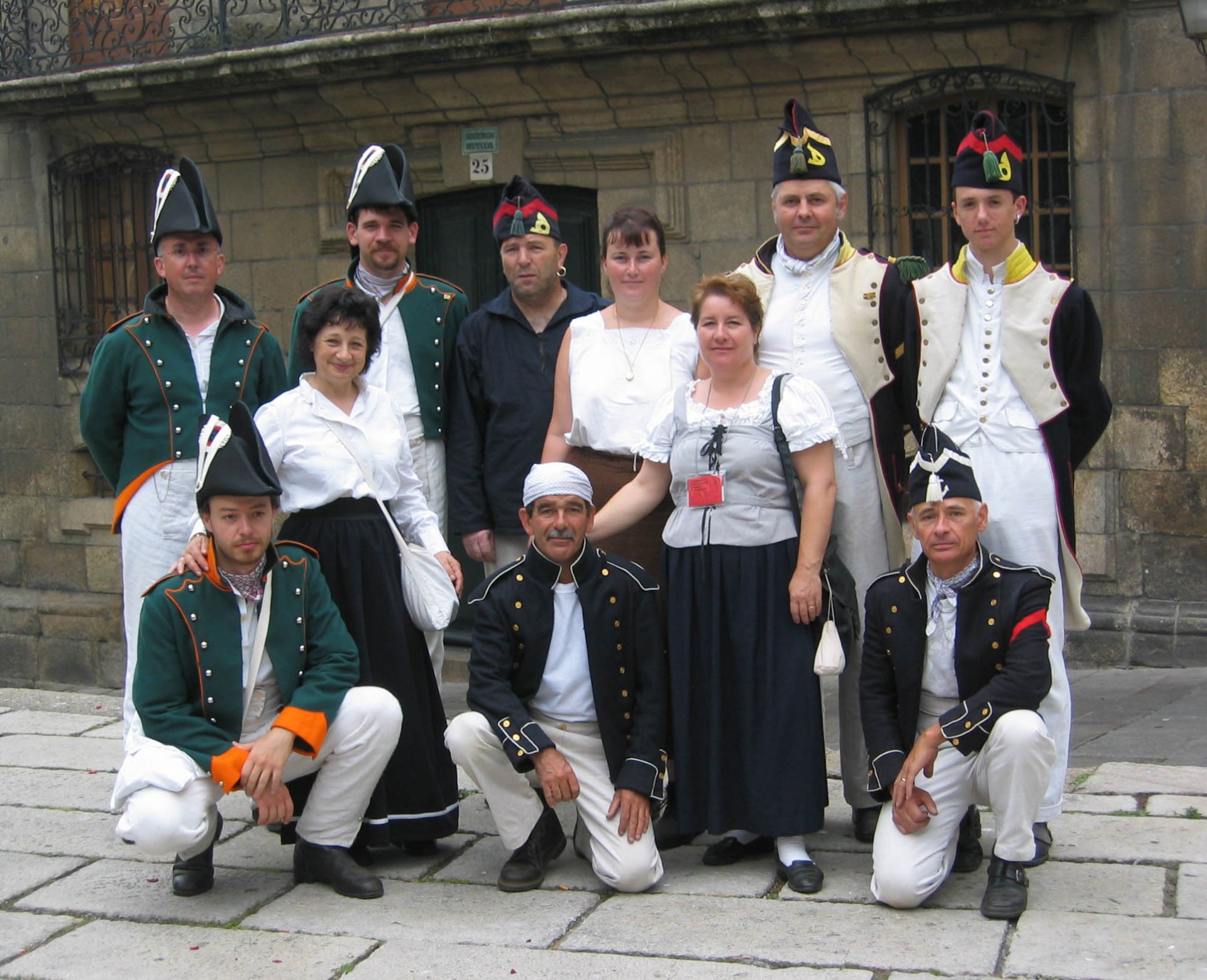 LA COROGNE  ESPAGNE avec le22e Chasseur le 96e de Ligne et le 15e de Haut-bord .